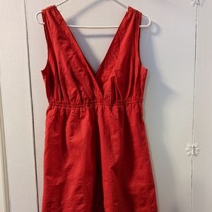 Sleeveless V-Neck Dress